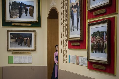 A North Korean guide.