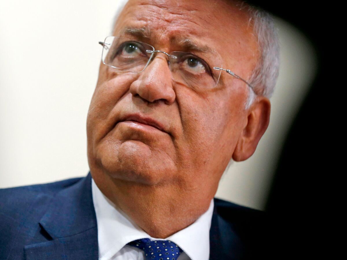 Saeb Erekat, Veteran Palestinian Negotiator, Dead at 65 - Bloomberg