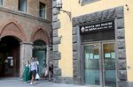 UniCredit SpA and Banca Monte dei Paschi di Siena SpA bank branches in Siena, Italy, on Monday, Sept. 20, 2021.
