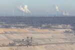The open pit lignite mine in Hambach, Germany