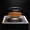 Chef André's signature warm foie gras jelly with black truffle coulis. Source: Restaurant ANDRE