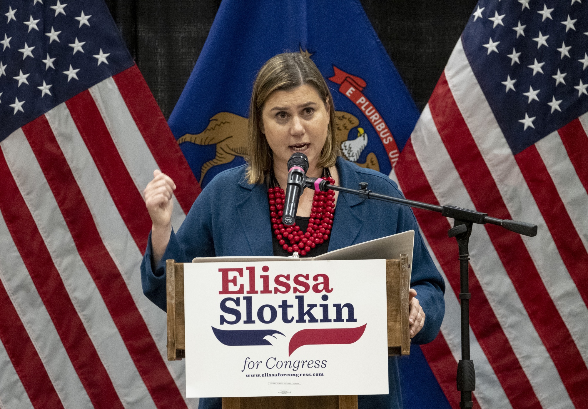 Michigan Senate Race Democrat Elissa Slotkin Plans Bid as Stabenow