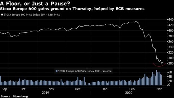 Europe Shares Have Best Day Since 2016 on ECB’s New Bond Package