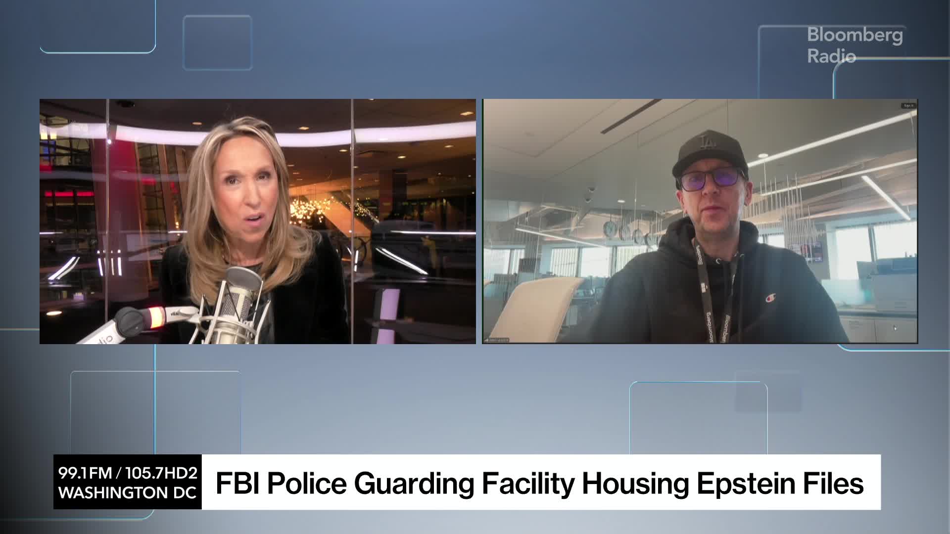 FBI Police Guarding Facility Housing Epstein Files