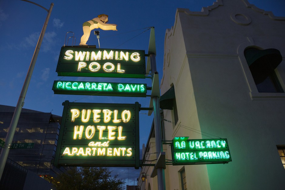 The &quot;Diving Girl&quot; became the poster child of Tucson's movement to save its neon lights.
