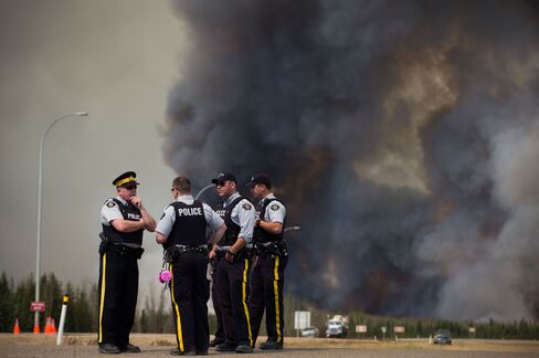 RCMP at Fort McMurray