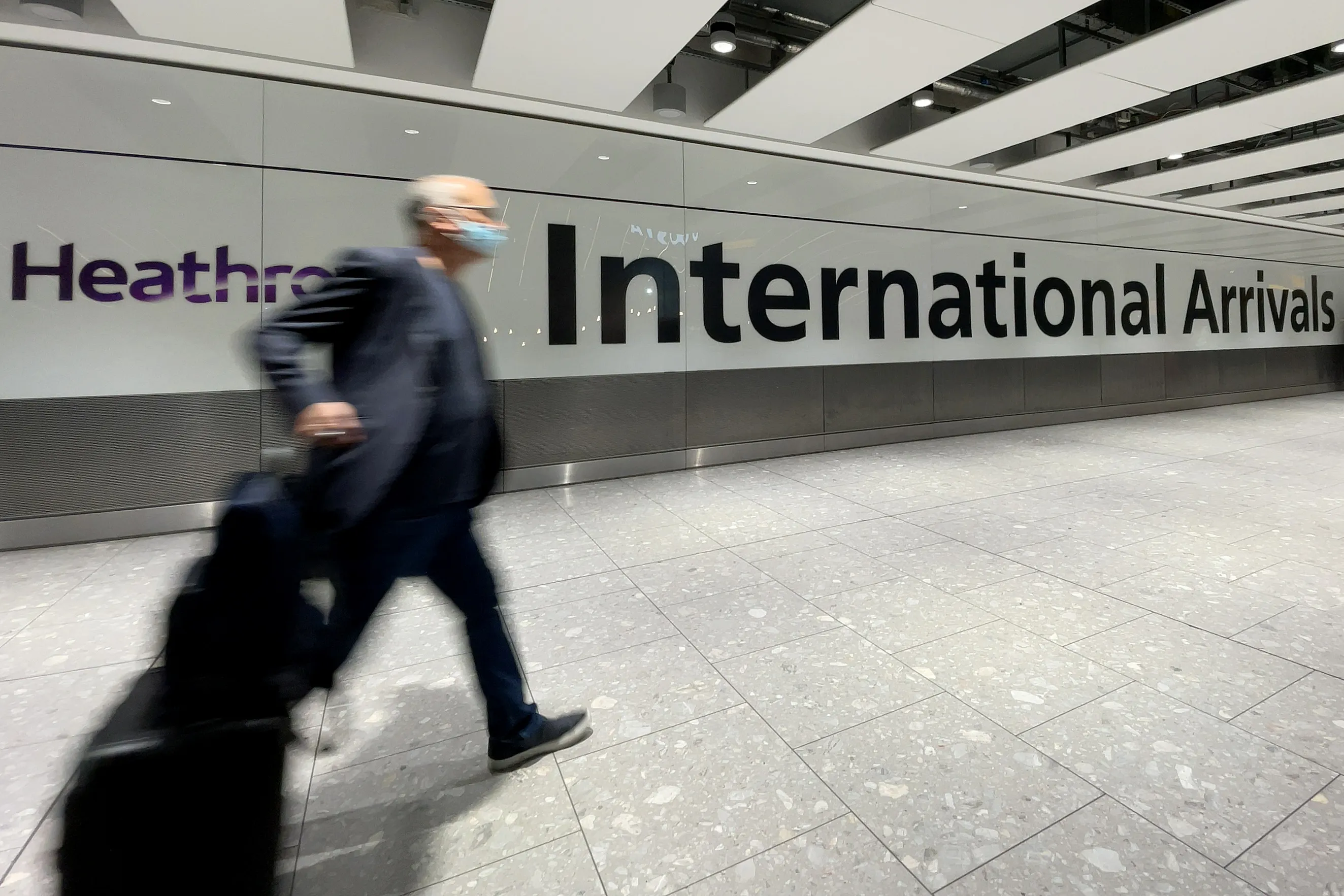 The UK has restricted travel from countries in southern Africa.