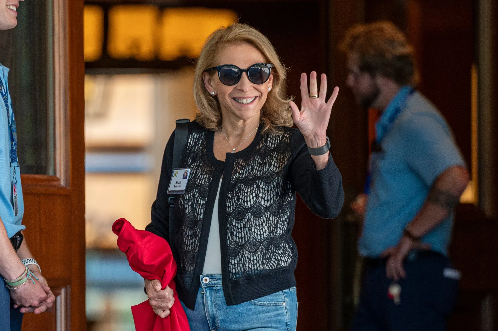 Shari Redstone, chair of Paramount Global, at the Allen &amp; Co. Media &amp; Technology Conference in Sun Valley, Idaho, in July 2023.&nbsp;