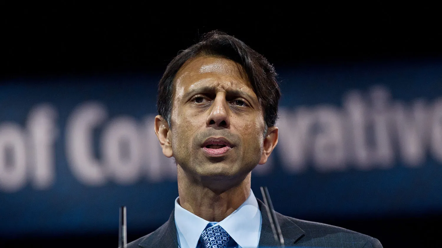 US Republican Governor of Louisiana Bobby Jindal speaks at the Conservative Political Action Conference (CPAC) in National Harbor, Maryland, on March 15, 2013.
