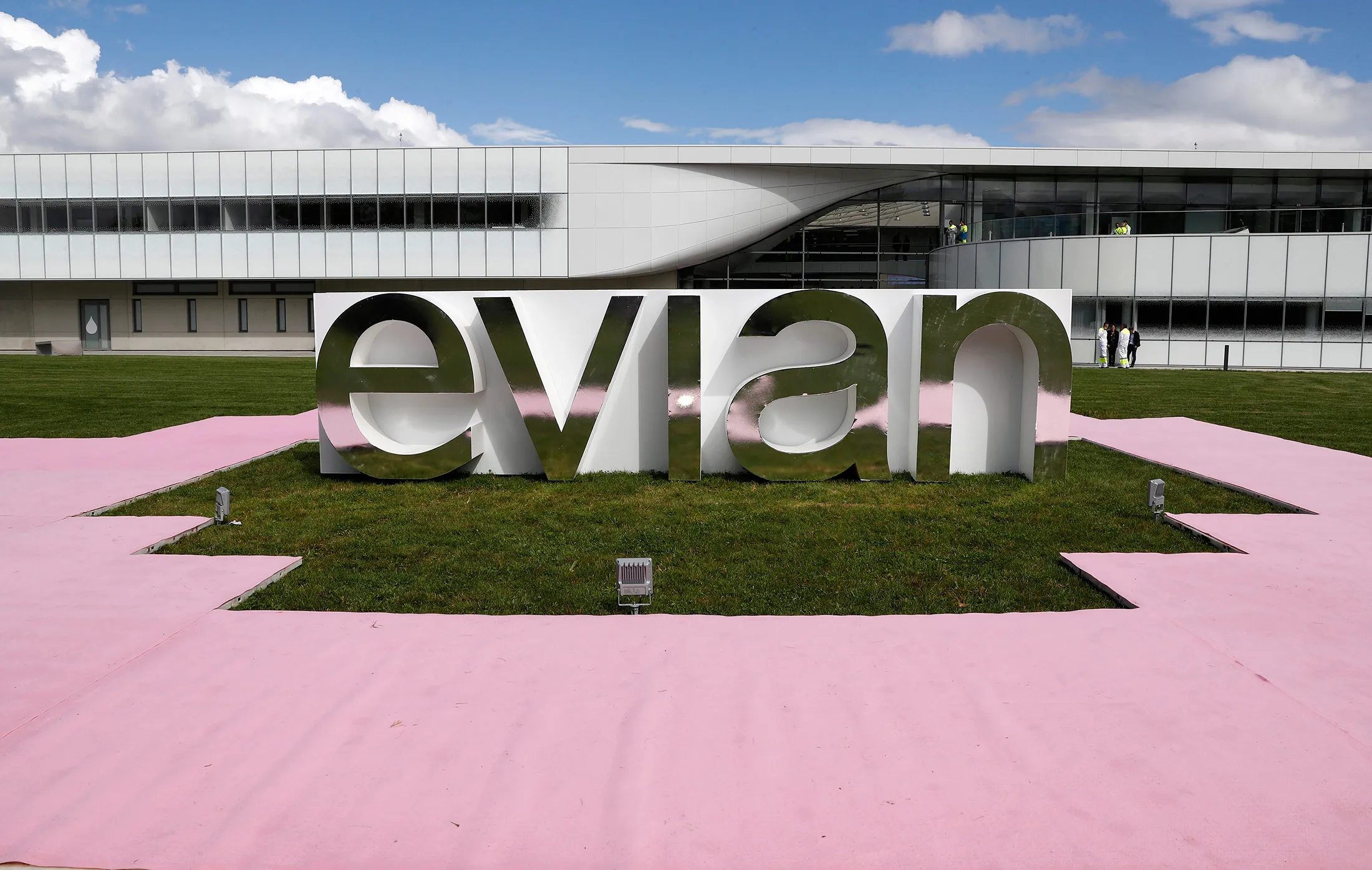 The new Evian bottling plant on Sept. 12.
