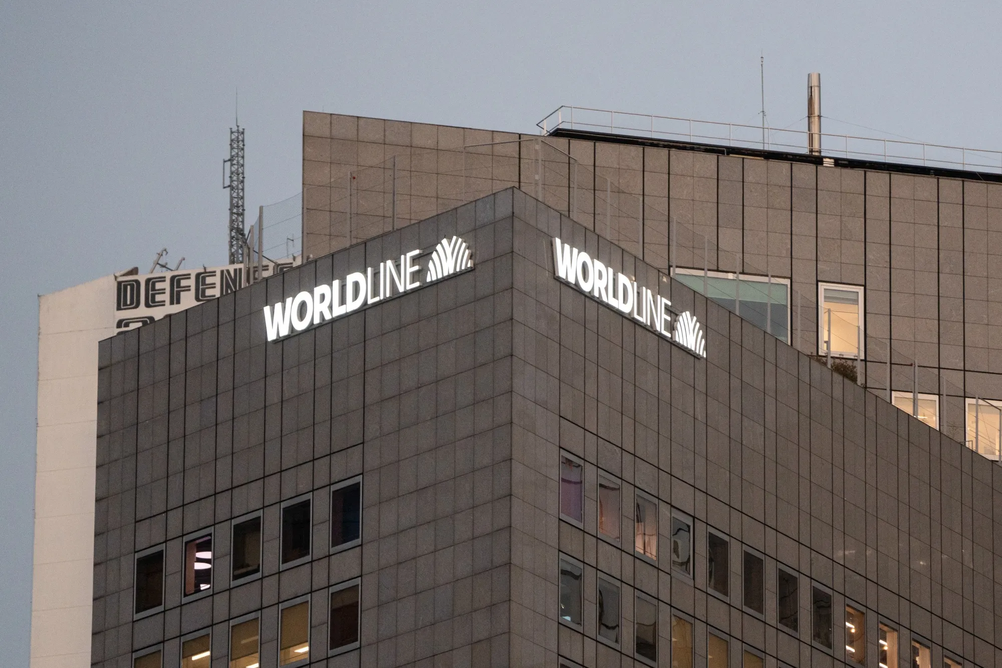 The Wordline office in the La Defense business district in Paris.