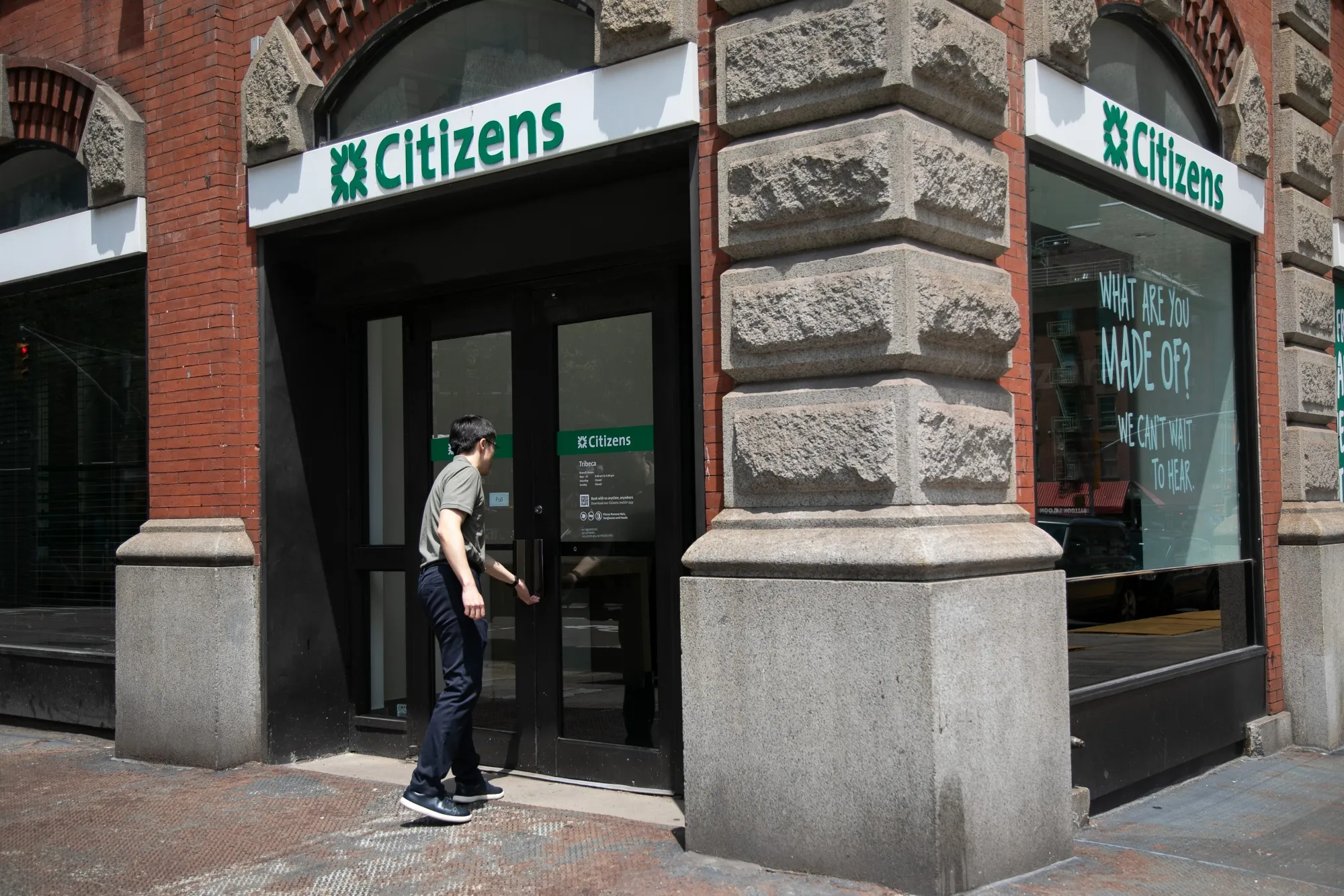 A Citizens bank branch in New York.