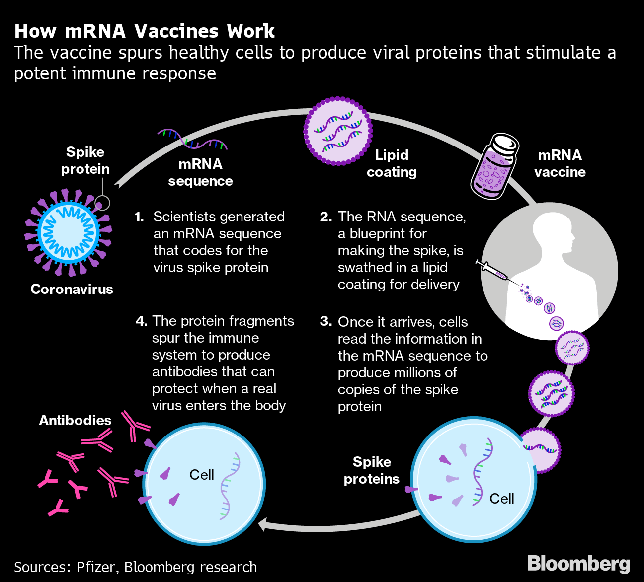 mrna spike protein shedding