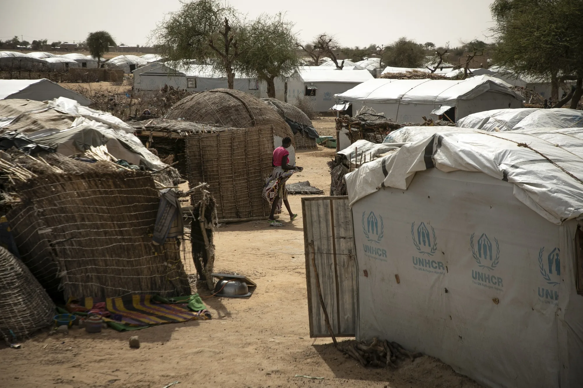 A&nbsp;displacement camp in Dori, Burkina Faso.