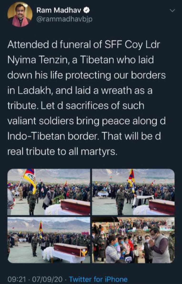 refers to Tibetan secret military force increasing stakes in India and China Shock