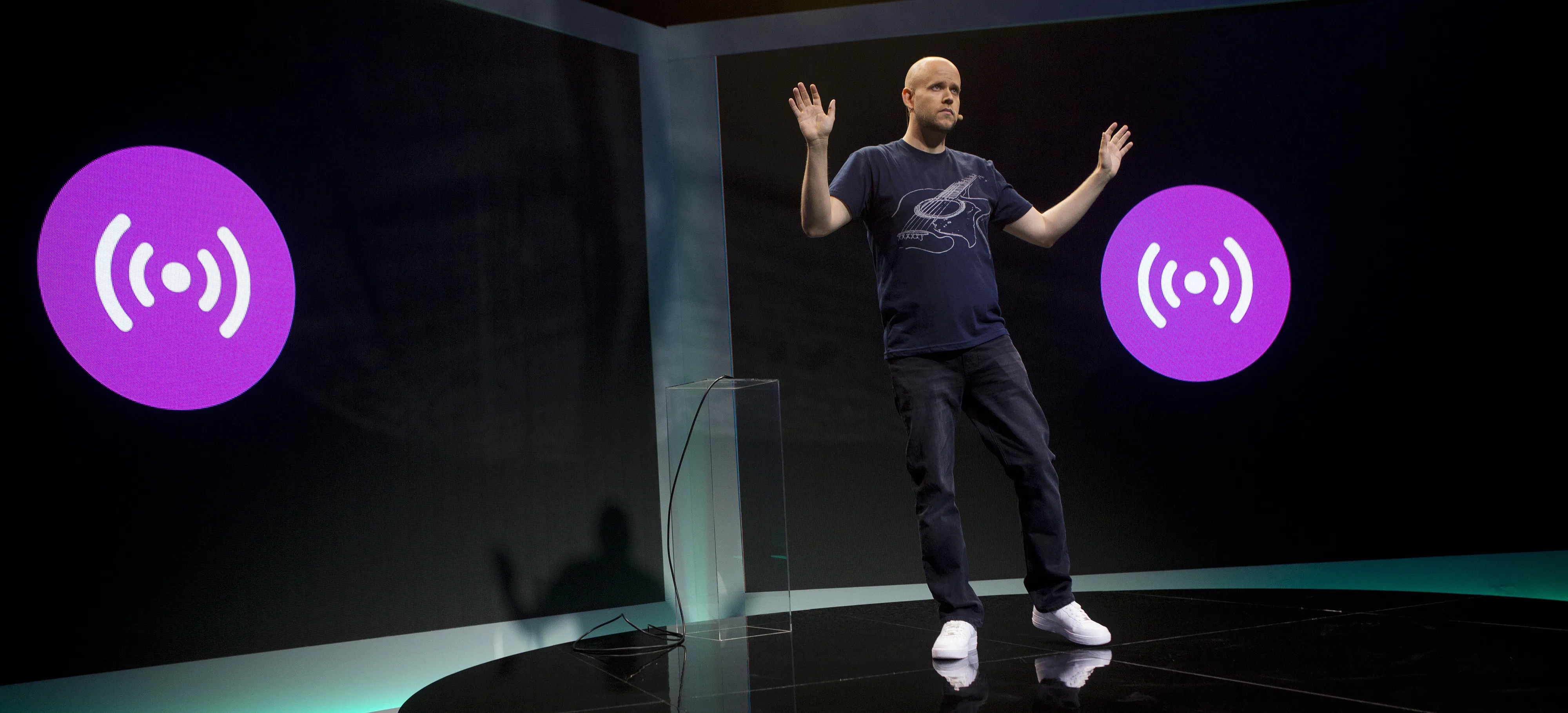 Daniel Ek, co-founder and chief executive officer of Spotify Ltd.
