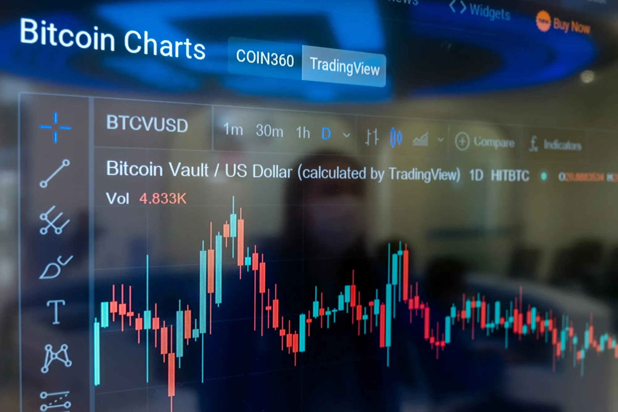 ビットコインが続伸、チャート分析で強気シグナルに注目 - Bloomberg