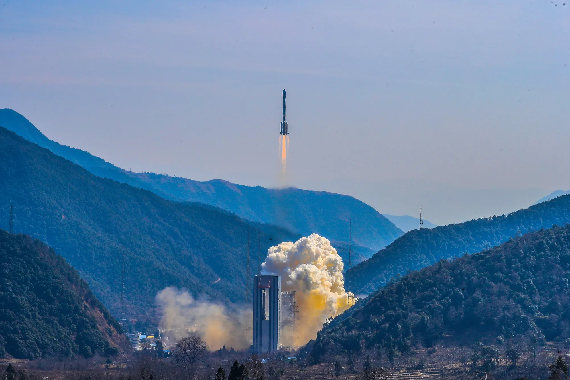 Beidou navigation satellite launch.