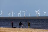 The Scroby Sands Offshore Wind Farm As UK Plans New Energy Law