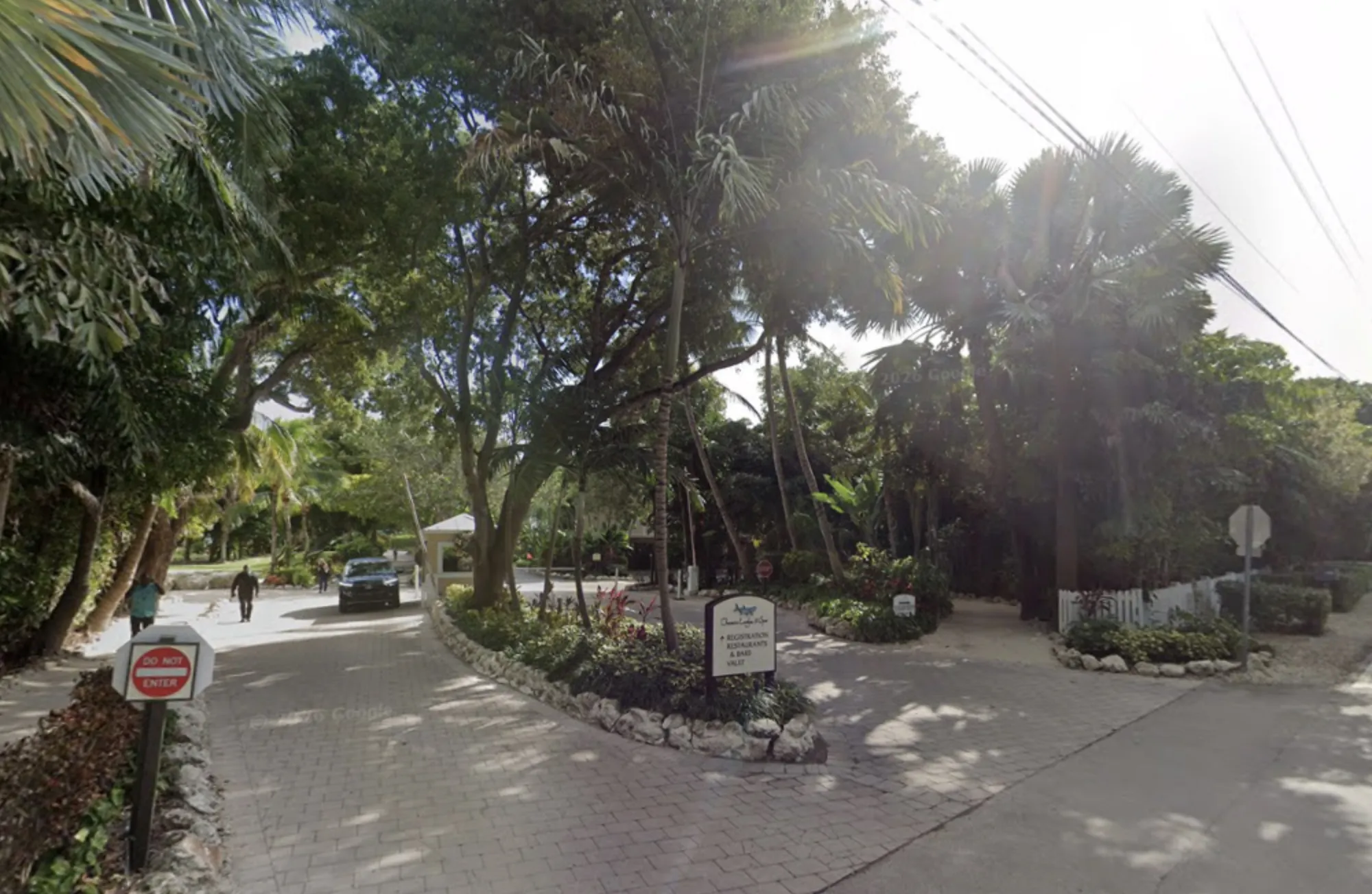The entrance of the Cheeca Lodge & Spa in the Florida Keys.