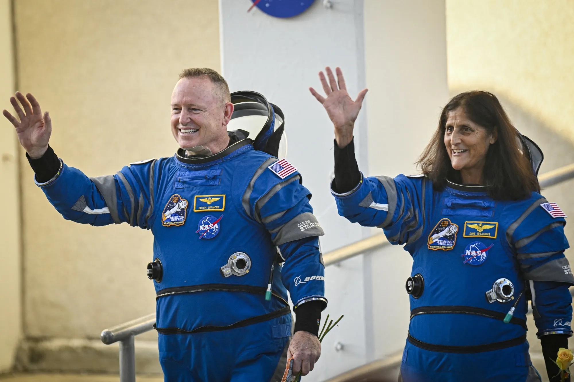 Butch Wilmore and Suni Williams