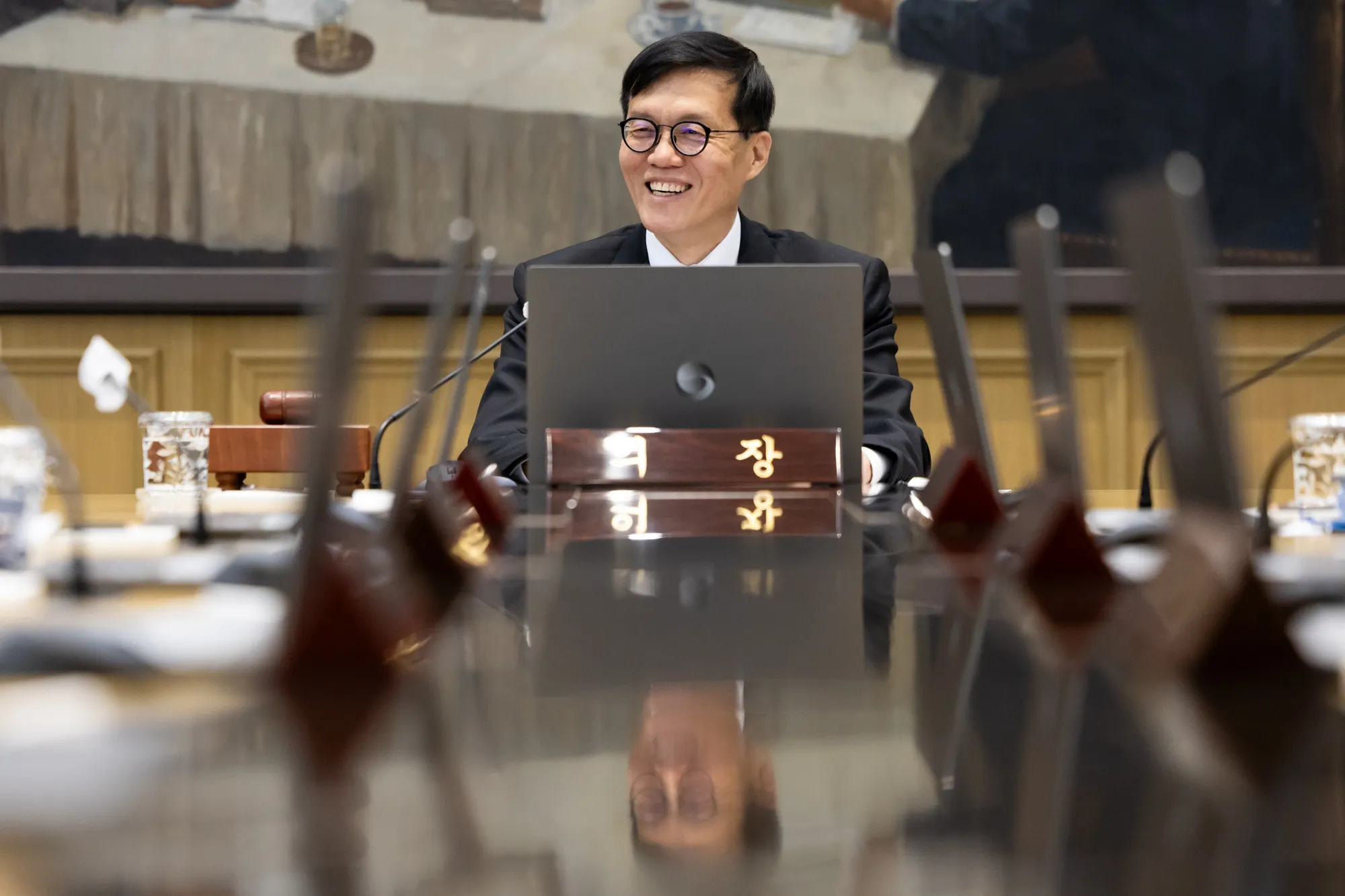 BOK Governor Rhee Chang-yong.