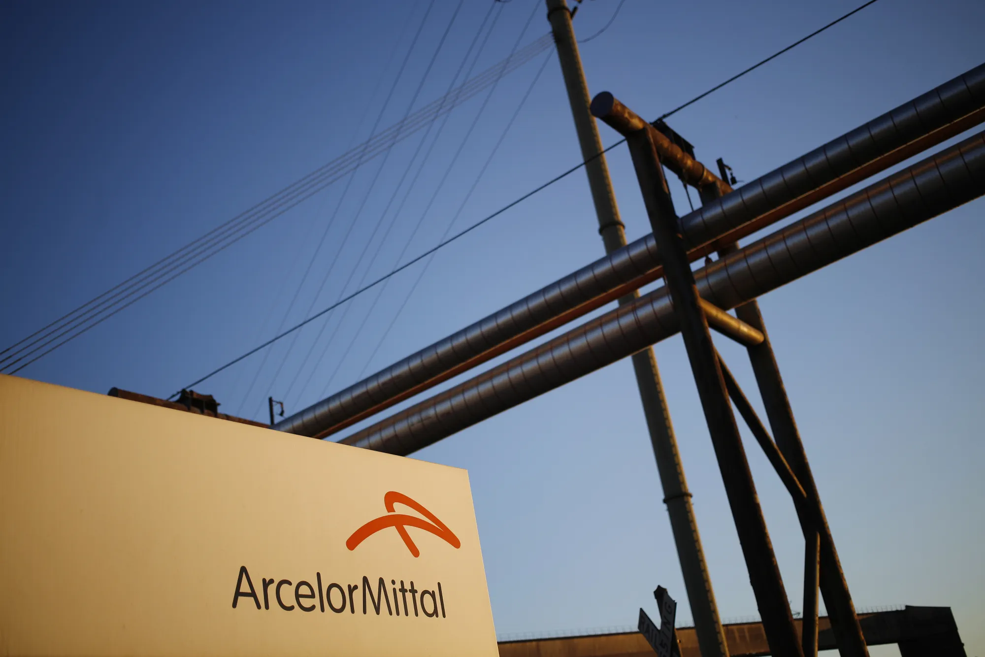 The ArcelorMittal USA steel mill in Cleveland, Ohio.