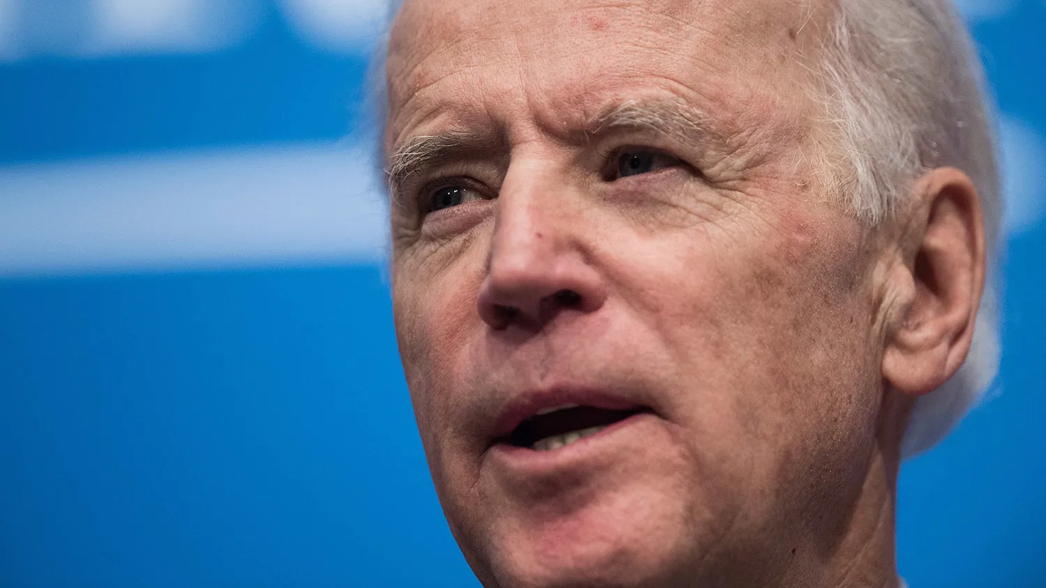 US Vice President Joe Biden addresses the Brookings Institution discussion on 'Expanding Employment Opportunities' at the National Press Club in Washington, DC, on March 11, 2015.
