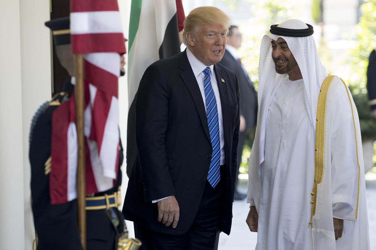 Trump Meets With UAE Crown Prince Ahead Of Overseas Trip - Bloomberg