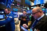 Trading On The Floor Of The NYSE As U.S. Stocks Hold Gains As Trump Pressures Apple