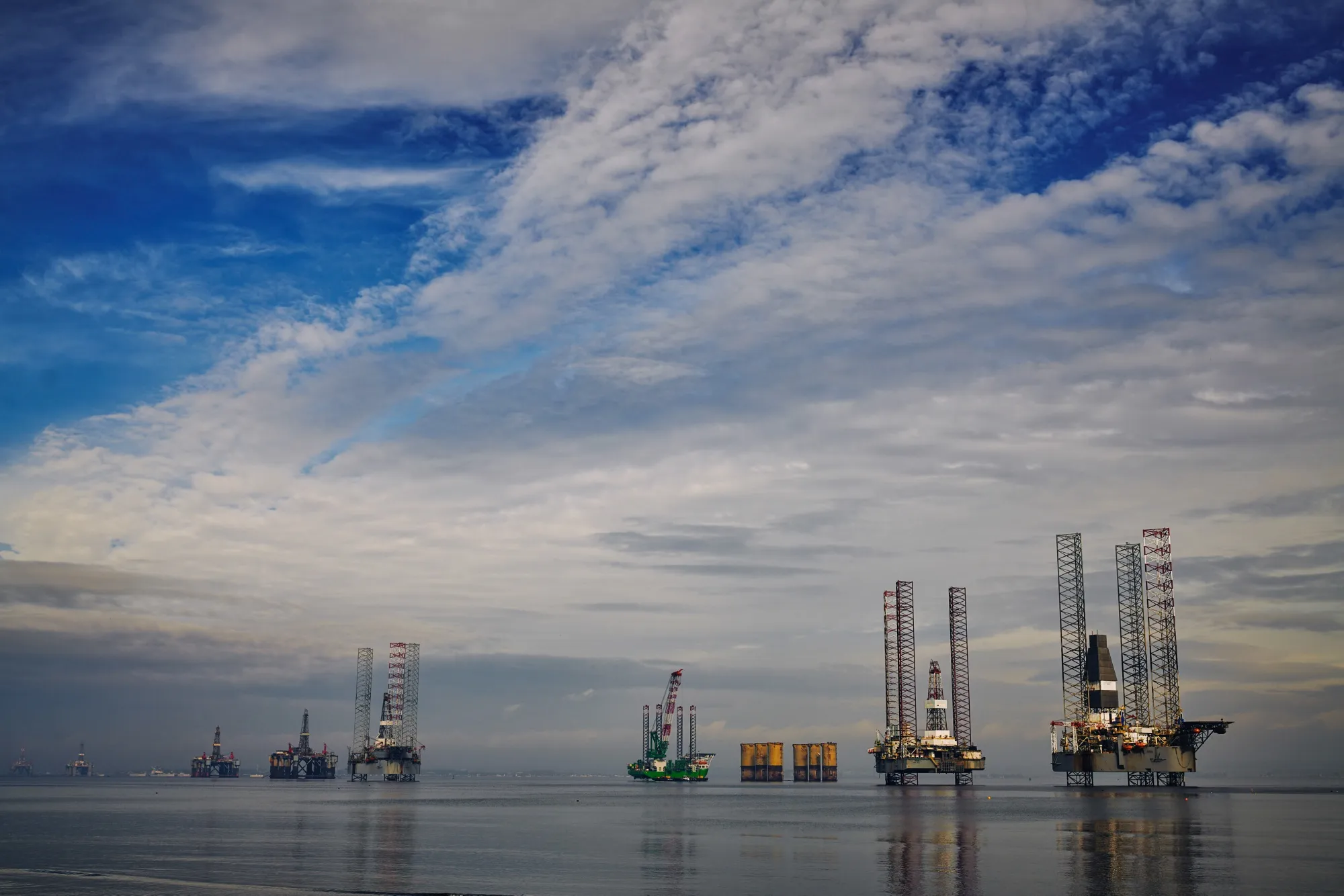The Port of Cromarty Firth in Cromarty.