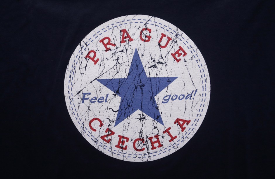 A Czechia T-Shirt for sale in Prague.