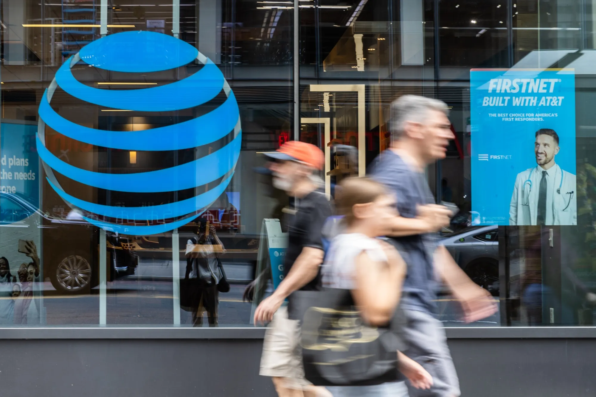 An AT&amp;T store in New York.