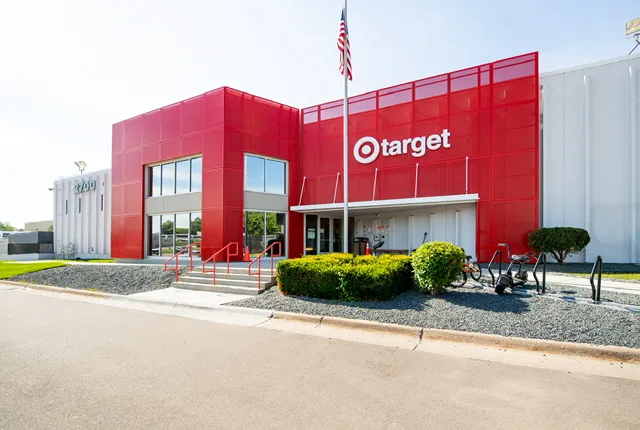 Target’s sorting center in Minneapolis.
