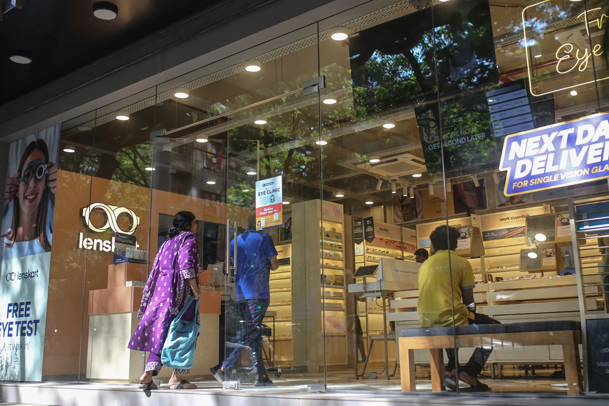 A Lenskart store in Mumbai.