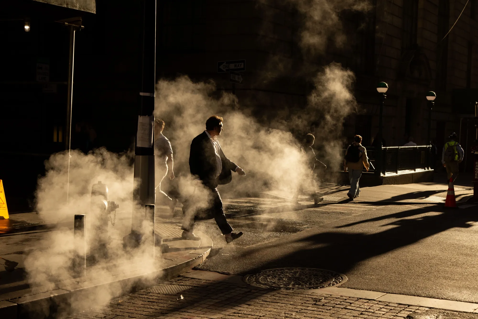Pedestrians on Wall Street near the New York Stock Exchange.