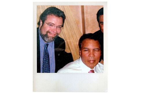 Celebrity life: Nieporent with the boxer Muhammad Ali.