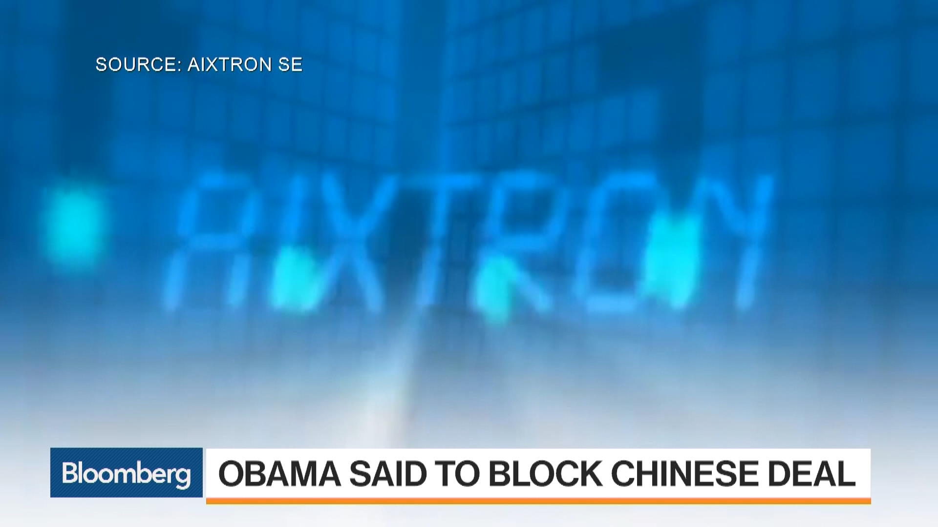 Obama Poised To Block Chinese Takeover Of Germany S Aixtron Bloomberg