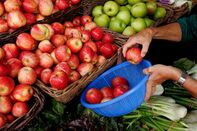 Shoppers at Farmers Market Ahead of Australia CPI