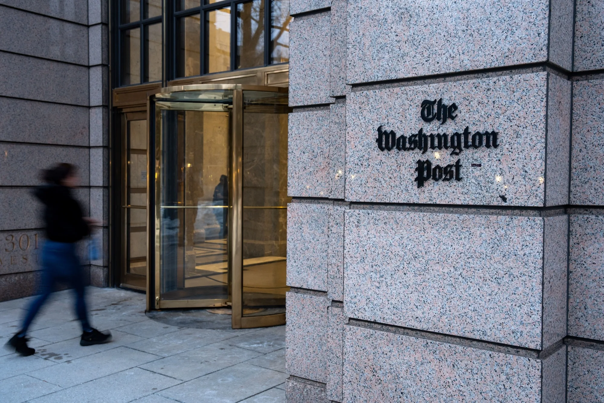 The Washington Post headquarters in Washington.&nbsp;