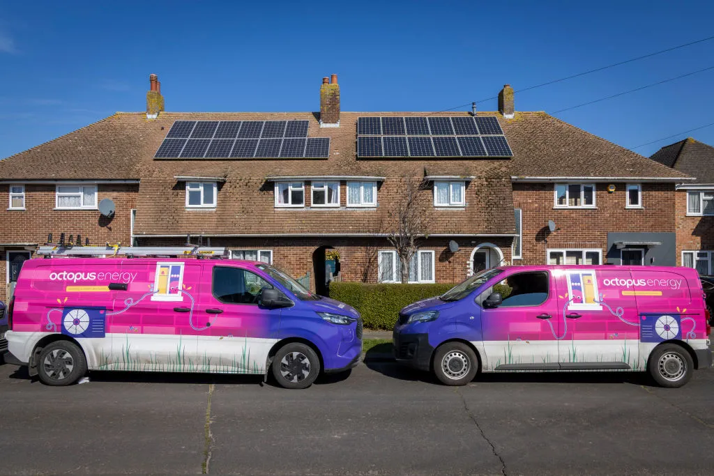 Octopus Energy&nbsp;electric vehicles, Folkstone, UK.