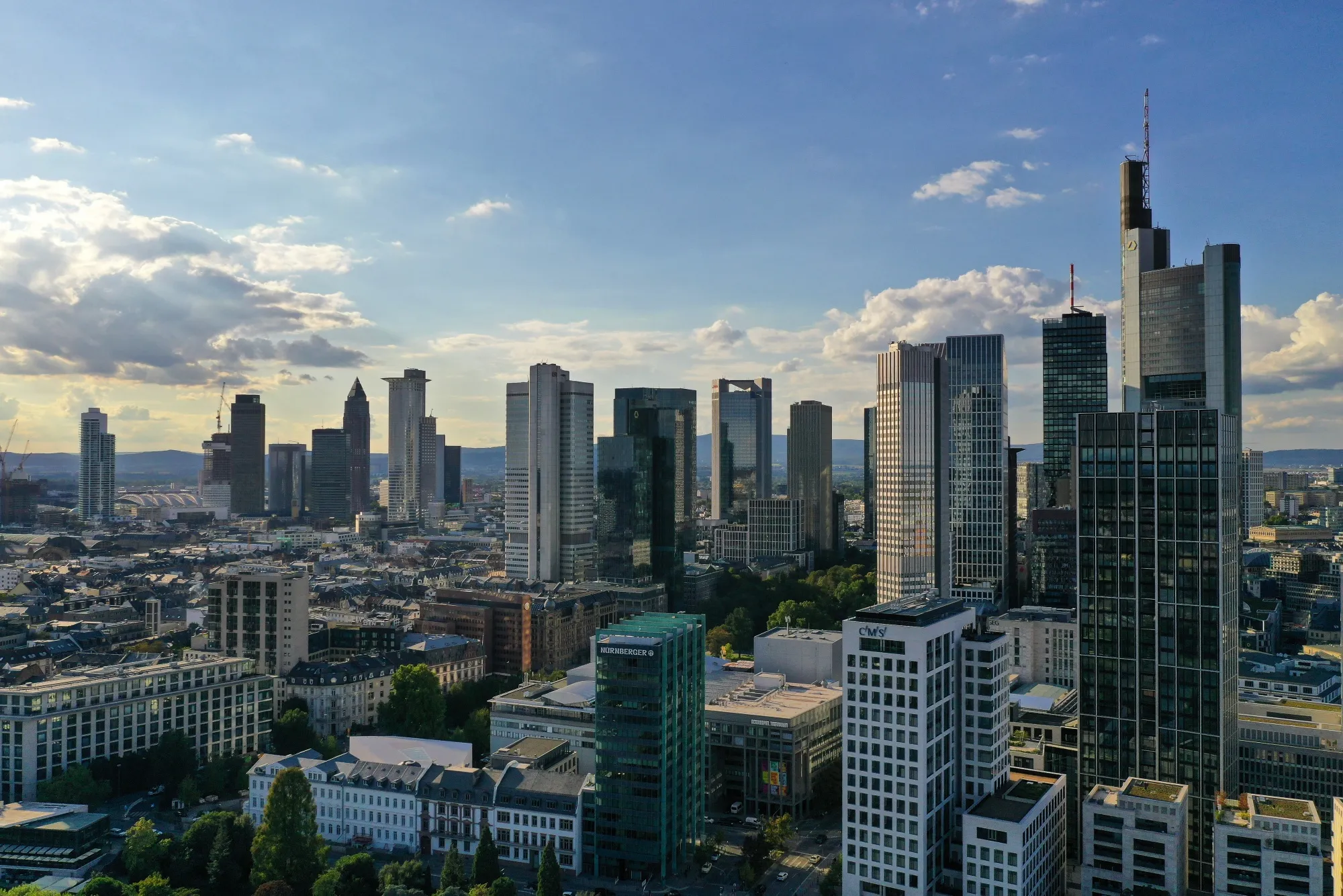 Aerial Views of Germany's Financial Capital