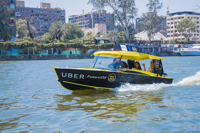 UberBoat in Cairo, Egypt.