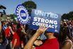 United Auto Workers Members March In Detroit Labor Day Parade