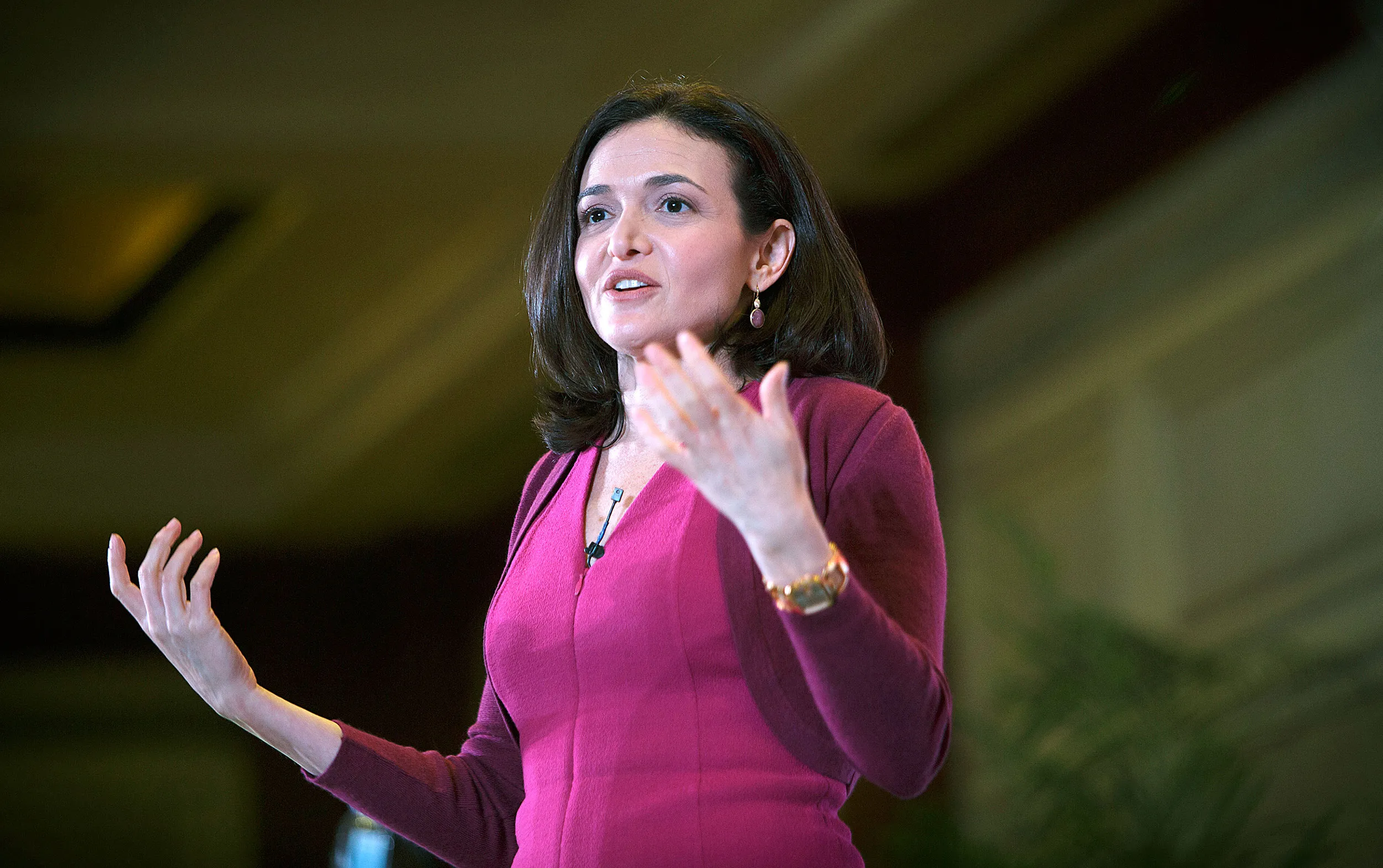 Sheryl Sandberg, chief operating officer of Facebook.
