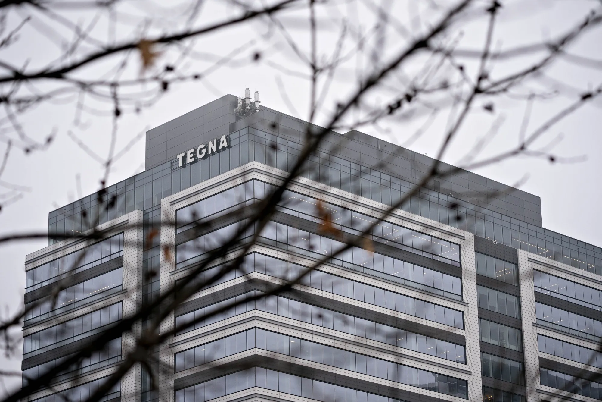 The Tegna Inc. headquarters stands in McLean, Virginia, U.S., on Friday, March, 13, 2020.