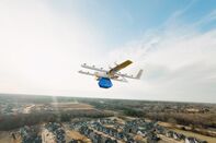 Drone Carrying Walmart Delivery