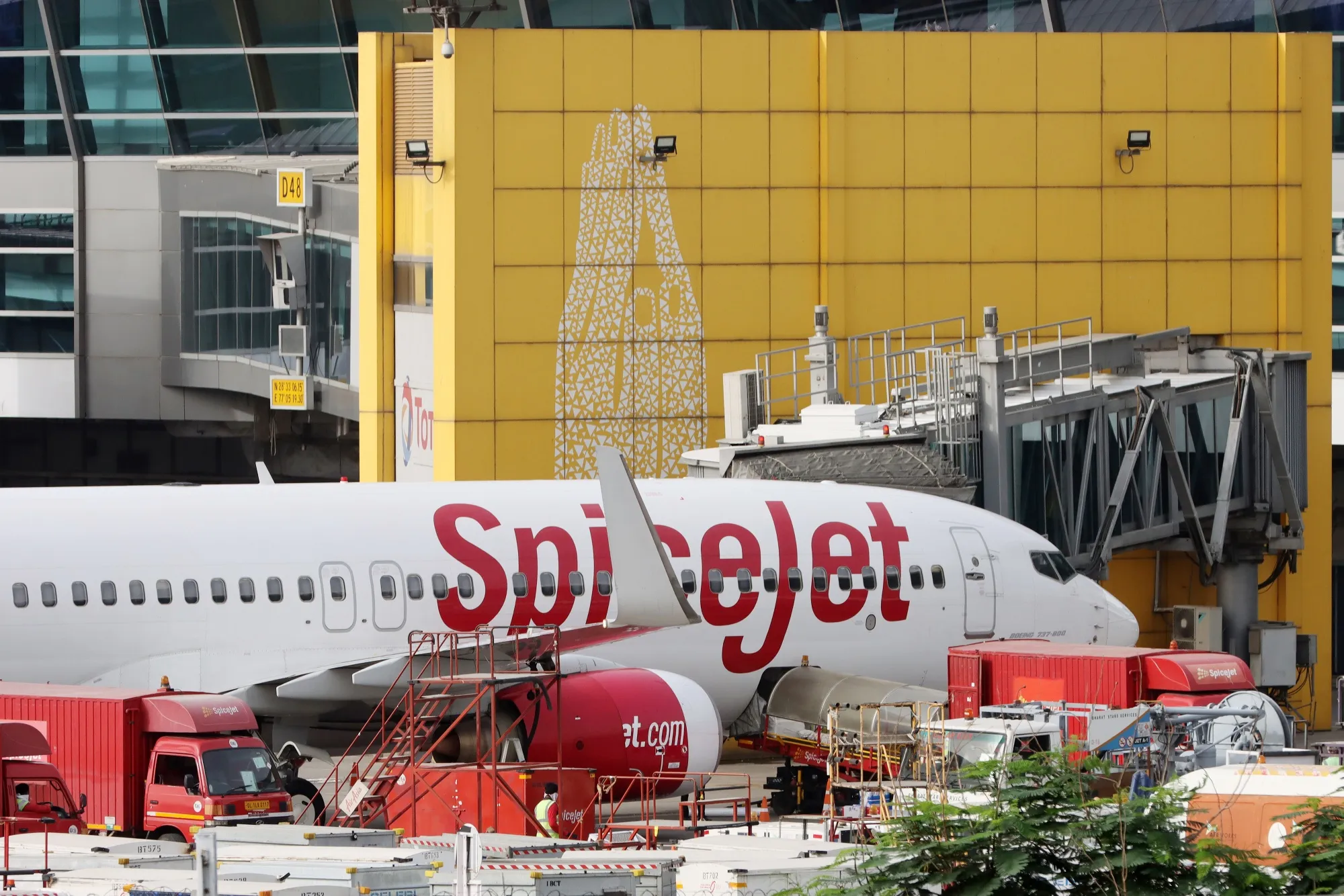 Aircraft At Delhi Airport As India’s Airlines Left Exposed