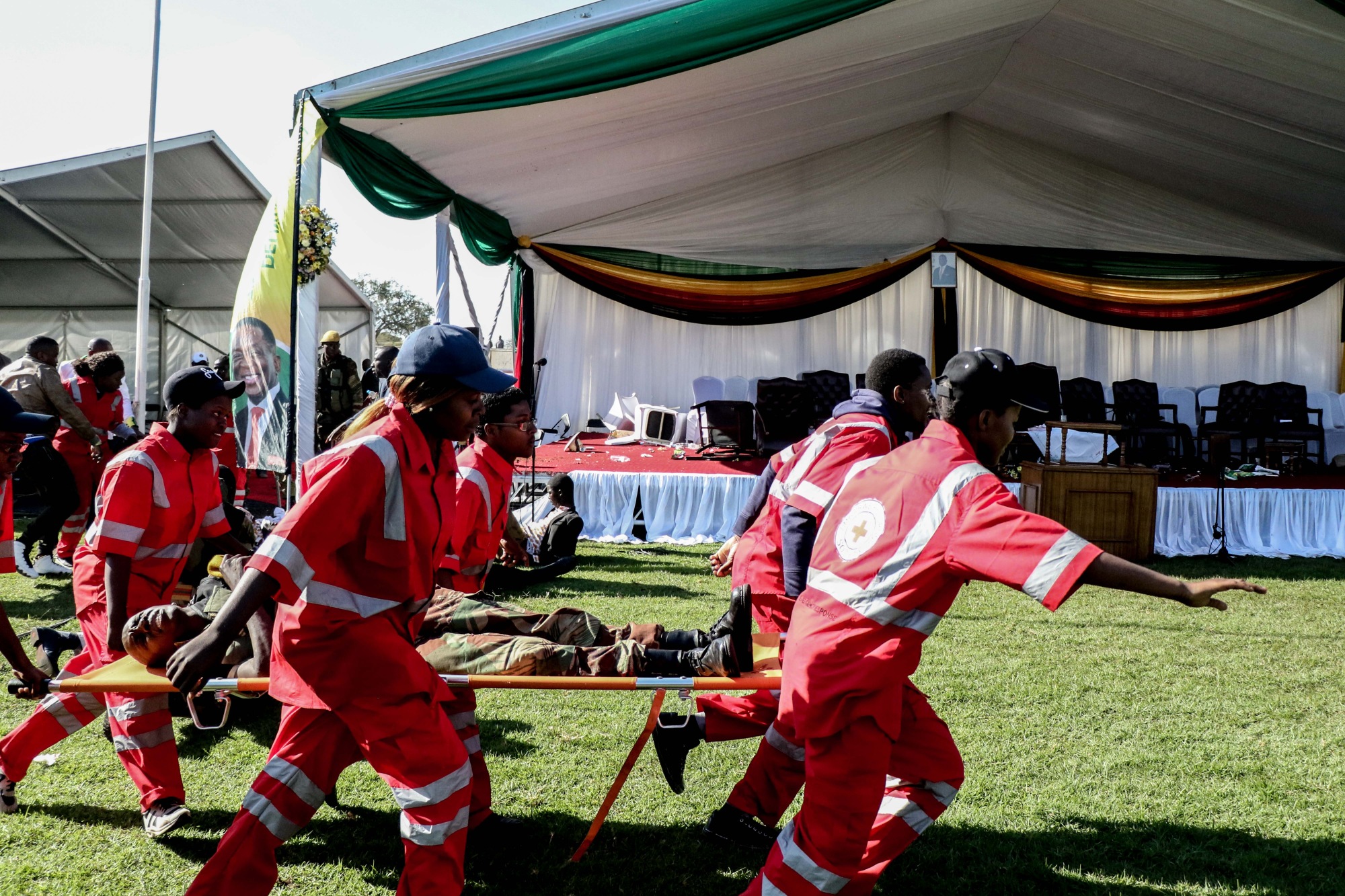 Zimbabwe Offers Reward After Assassination Attempt Hurts 49 - Bloomberg