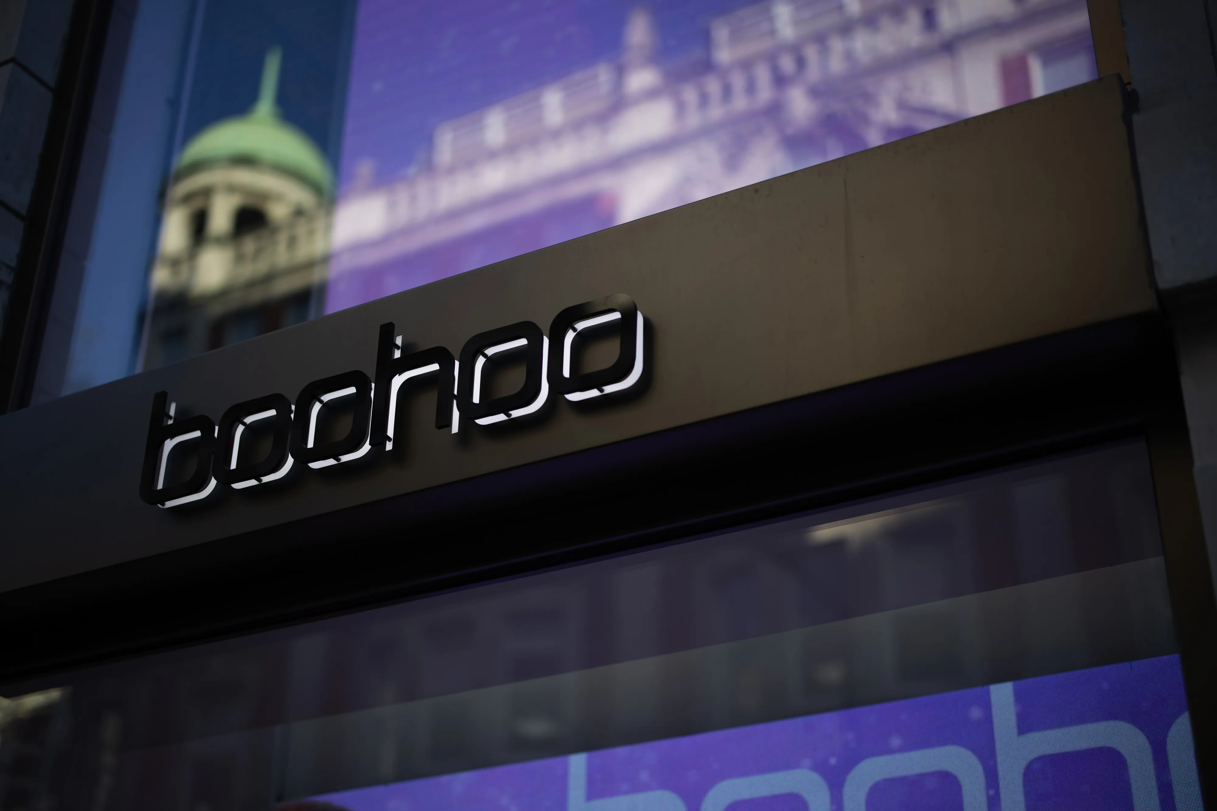 Boohoo reported a 23% drop in first-half revenue, missing analyst estimates.